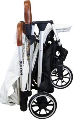 Deryan Luxe Rolo Luxe Lichtgewicht Buggy - Zoo Creme -Babyproducten 735x1200