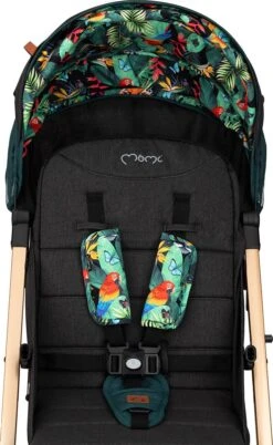 MoMi Wandelwagen - Compacte Lichtgewicht Buggy - Estelle - Green-Gold (geschikt Van 6mnd - 15kg) -Babyproducten 738x1200 3