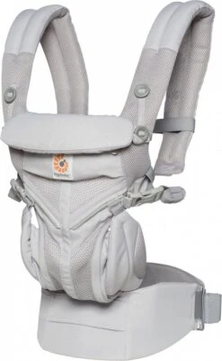 Ergobaby Omni 360 Cool Air Mesh Draagzak Baby - Pearl Grey -Babyproducten 739x1200 3