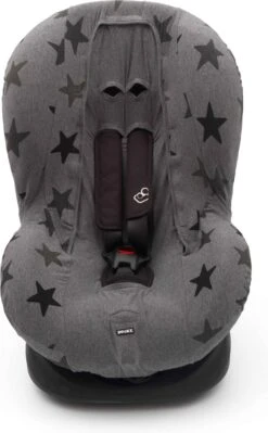 Dooky Seat Cover Groep 1 Autostoel Hoes Grey Star -Babyproducten 743x1200