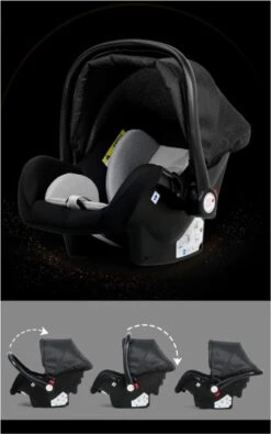 Merkloos 3 In 1 Kinderwagen - Buggy - Opklapbare Wandelwagen - Opvouwbaar - Kinderwagen 3 In 1 - Wandelwagen - Kinderwagens - Kinderwagen 3 In 1 Incl Autostoel - Wandelwagen Baby - Maxi-Cosi -Babyproducten 750x1200 2