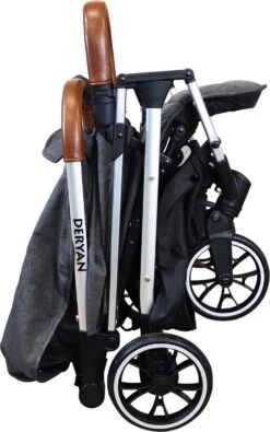 Deryan Rolo Luxe Lichtgewicht Buggy - Grijs -Babyproducten 750x1200
