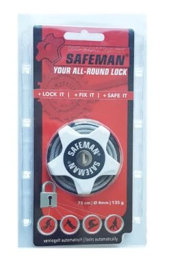 SAFEMAN - Kinderwagen Slot | Mountainbike & Racefiets | Compact & Multifunctioneel | Wit 9 SAFEMAN - Kinderwagen Slot | Mountainbike & Racefiets | Compact & Multifunctioneel | Wit -Babyproducten 761x1200