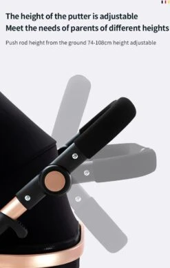 Luxe Kinderwagen 3 In 1 - Wandelwagen - Kinderwagen 3-in-1 Incl Autostoel - Kinderwagen Maxi Cosi – Buggy 3 In 1 - Newborn - Grijs -Babyproducten 763x1200