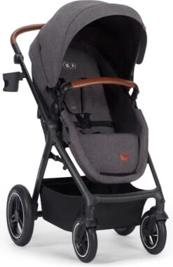 Kinderkraft B-Tour Ash Grey 3-in-1 Combi Kinderwagen Incl. Autostoel KSBTOU00DGR3000 -Babyproducten 779x1200 2