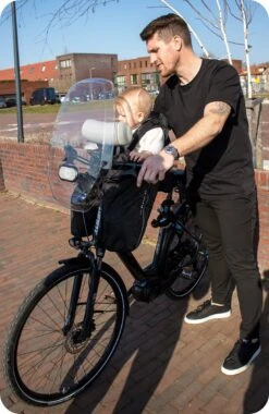 Deryan Bike-a-way Fietsstoeltje Voor - Fiets Regenhoes - Warme Jas En Windbreaker + Regenponcho - Bobike & Yepp -Babyproducten 780x1200 2