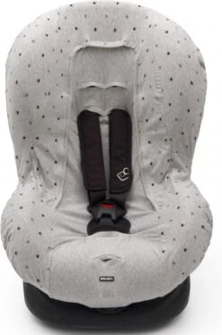 Dooky Seat Cover Groep 1 Autostoel Hoes Light Grey Crowns -Babyproducten 794x1200