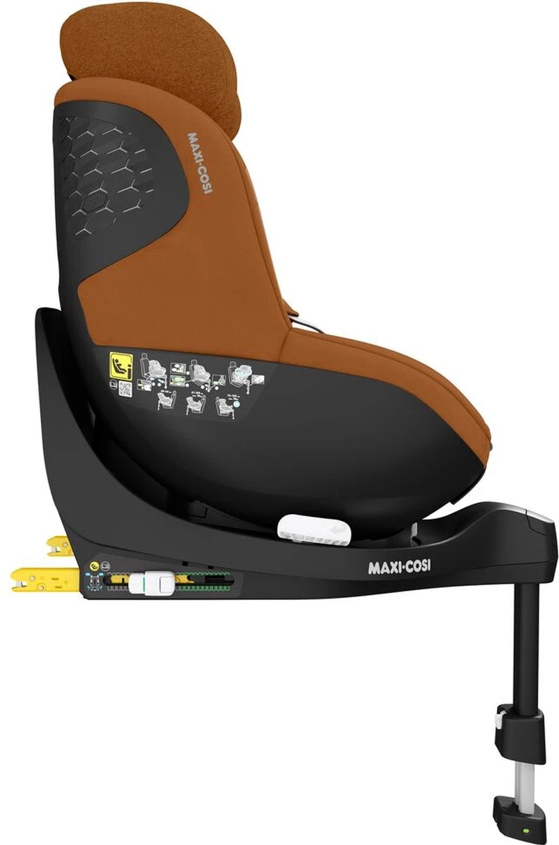 Maxi-Cosi Mica Pro Eco I-Size Autostoeltje - 360° Draaibaar - Gerecyclede Stoffen - Authentic Cognac - Vanaf De Geboorte Tot Ca. 4 Jaar 17 Maxi-Cosi Mica Pro Eco I-Size Autostoeltje - 360° Draaibaar - Gerecyclede Stoffen - Authentic Cognac - Vanaf De Geboorte Tot Ca. 4 Jaar - Afbeelding 15