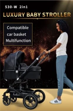 Merkloos 3 In 1 Kinderwagen - Buggy - Opklapbare Wandelwagen - Opvouwbaar - Kinderwagen 3 In 1 - Wandelwagen - Kinderwagens - Kinderwagen 3 In 1 Incl Autostoel - Wandelwagen Baby - Maxi-Cosi -Babyproducten 795x1200 2