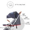 WOOSH New Buggy - Antraciet - One Hand Folding - 3 Slaapstanden - Wandelwagen Tot 25 Kg - Gratis Extra's -Babyproducten 798x1200 3