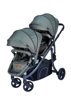 X Adventure Duo Kinderwagen / Tweeling Kinderwagen – Emerald Green -Babyproducten 799x1200 20