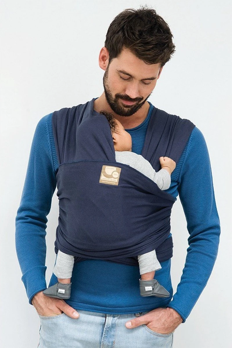 Babylonia Draagdoek - Tricot-Slen - Jeansblauw 5 Babylonia Draagdoek - Tricot-Slen - Jeansblauw - Afbeelding 3