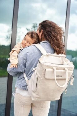 Little Company Luierrugtas - Tulum Rib Ecru -Babyproducten 799x1200 72