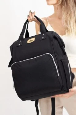 Pochon Baby - Luiertas Zwart - Thermosvakken - Kinderwagen Vriendelijk - Grote Capaciteit - 27,7 Liter -Babyproducten 800x1200 158