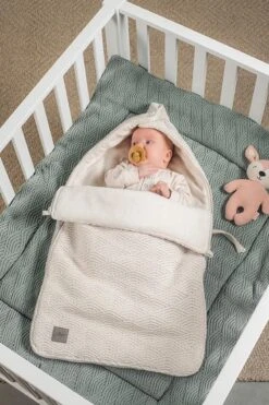 Jollein Voetenzak Voor Autostoel & Kinderwagen - River Knit - Cream White -Babyproducten 800x1200 183