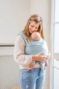 Babylonia - Tricot-Slen Organic - Draagdoek Baby - Silver Blue -Babyproducten 800x1200 78