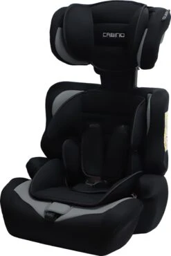 Cabino Autostoel Groep 1/2/3 (9-36kg) - Zwart-Grijs -Babyproducten 801x1200 26