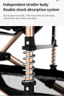 Luxe Kinderwagen 3 In 1 - Wandelwagen - Kinderwagen 3-in-1 Incl Autostoel - Kinderwagen Maxi Cosi – Buggy 3 In 1 - Newborn - Zwart/goud -Babyproducten 801x1200 3