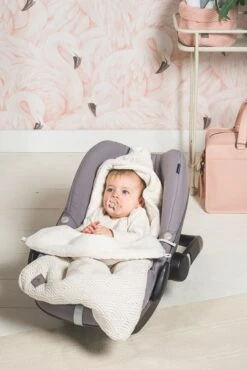Jollein Voetenzak Voor Autostoel & Kinderwagen - River Knit - Cream White -Babyproducten 801x1200 36