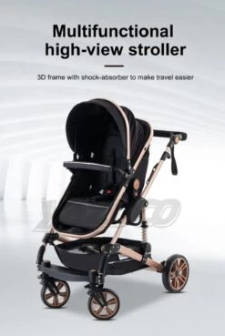 Merkloos Luxe Multi-functionele 3 In 1 Wandelwagen - Babywagen - Kwalitatieve Buggy - Opklapbare Kinderwagen - Licht En Flexibel -Babyproducten 804x1200 3