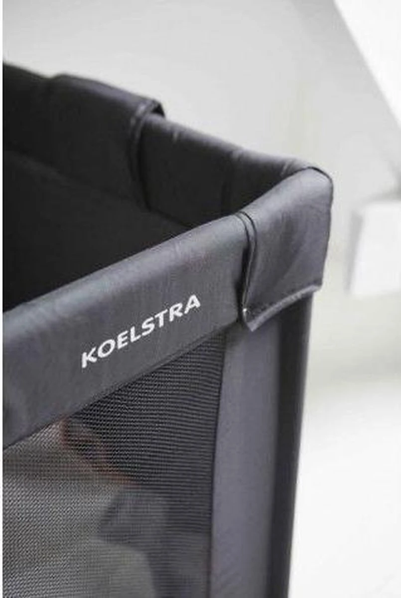 Koelstra Travelsleeper Campingbedje - Met Verhoger - Zwart 9 Koelstra Travelsleeper Campingbedje - Met Verhoger - Zwart - Afbeelding 7