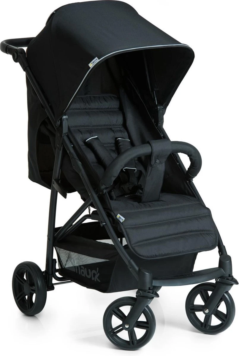 Hauck Rapid 4 Kinderwagen - Zwart Zilver 3 Hauck Rapid 4 Kinderwagen - Zwart Zilver