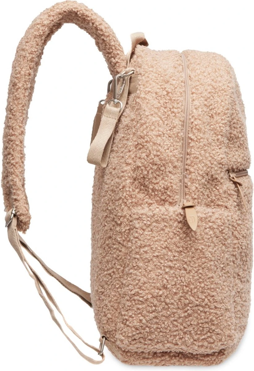 Jollein Luiertas Rugzak Boucle - Biscuit 4 Jollein Luiertas Rugzak Boucle - Biscuit - Afbeelding 2
