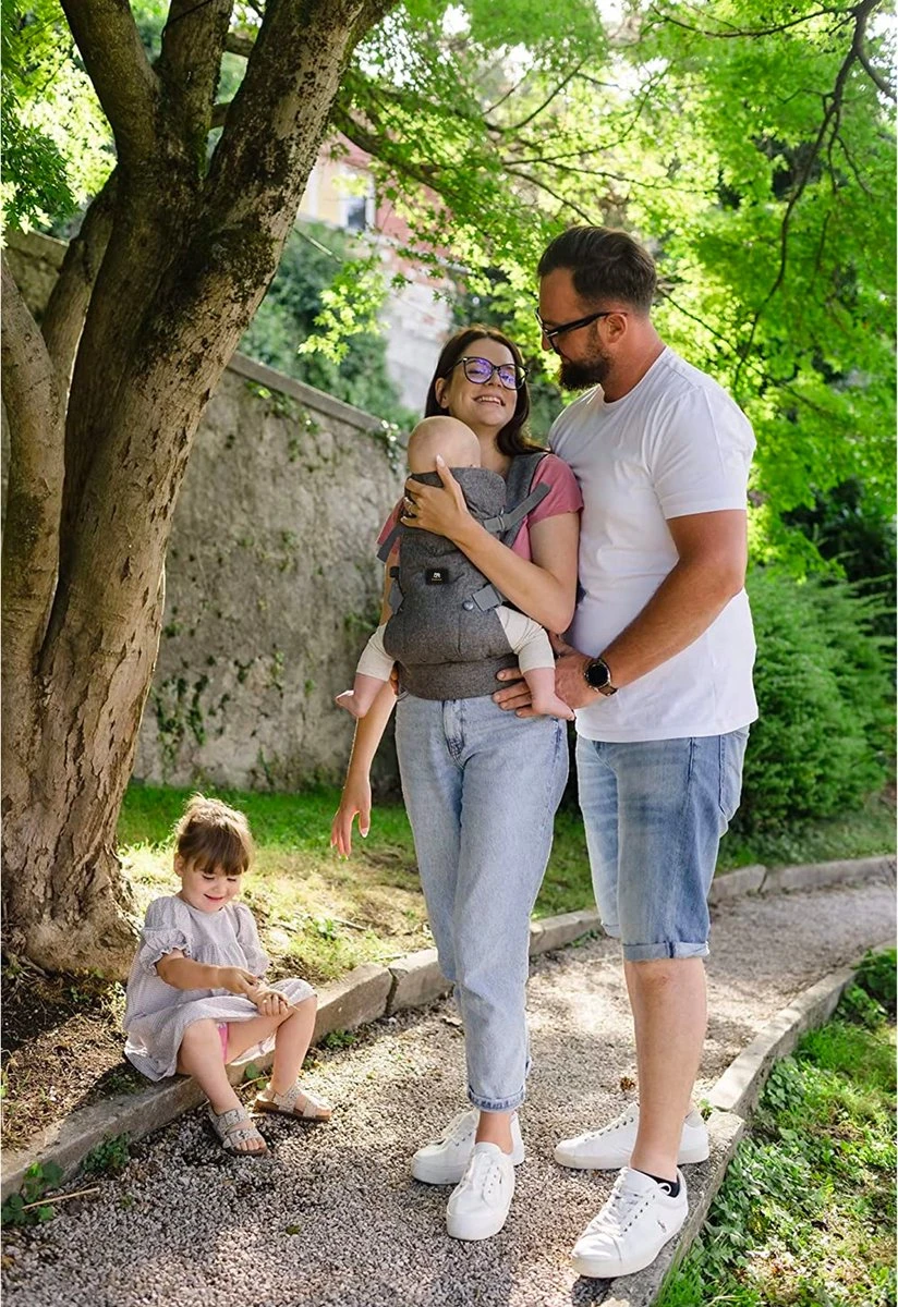 Deryan Ergonomische Draagzak - Buikdrager 2-in-1 Antraciet 10 Deryan Ergonomische Draagzak - Buikdrager 2-in-1 Antraciet - Afbeelding 8