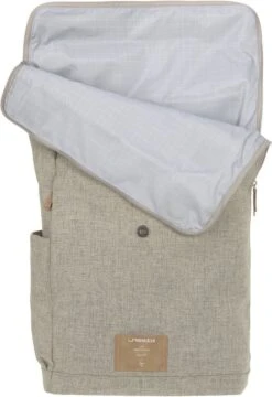 LÄSSIG Luiertas Rolltop Backpack Rugzak Incl Verschoningsmatje Choco Mélange Limited Edition -Babyproducten 824x1200 5