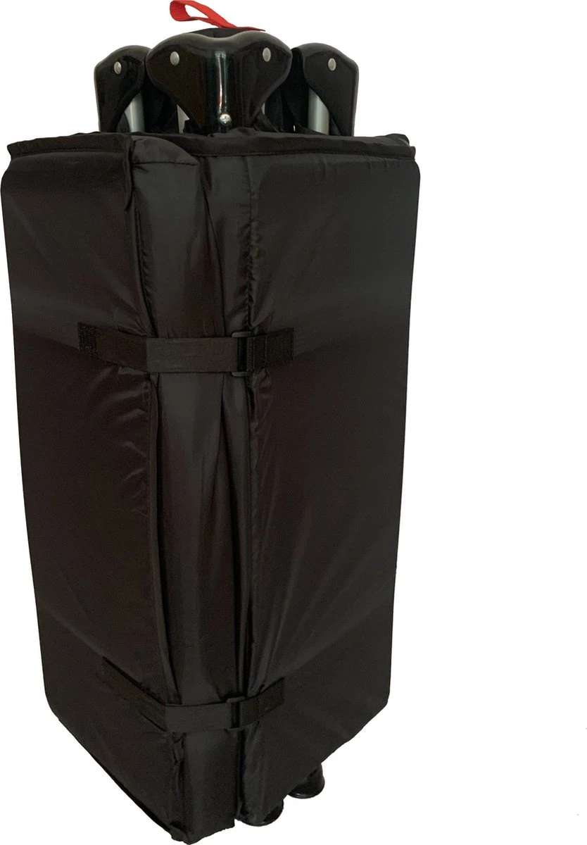 Cabino Campingbedje / Reisbed Set Inclusief Comfortabel Matras 60x120cm Zwart 12 Cabino Campingbedje / Reisbed Set Inclusief Comfortabel Matras 60x120cm Zwart - Afbeelding 10