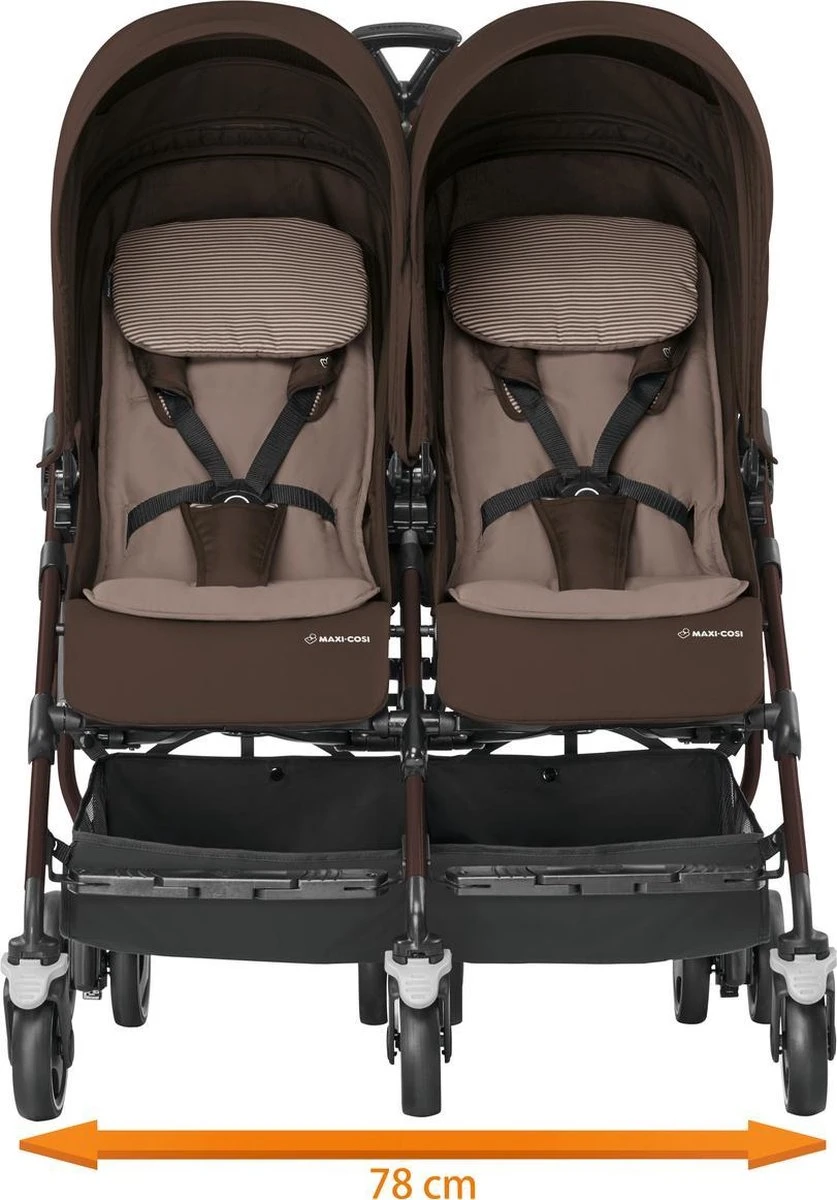 Maxi-Cosi Dana For2 - Duo Kinderwagen - Earth Brown 3 Maxi-Cosi Dana For2 - Duo Kinderwagen - Earth Brown