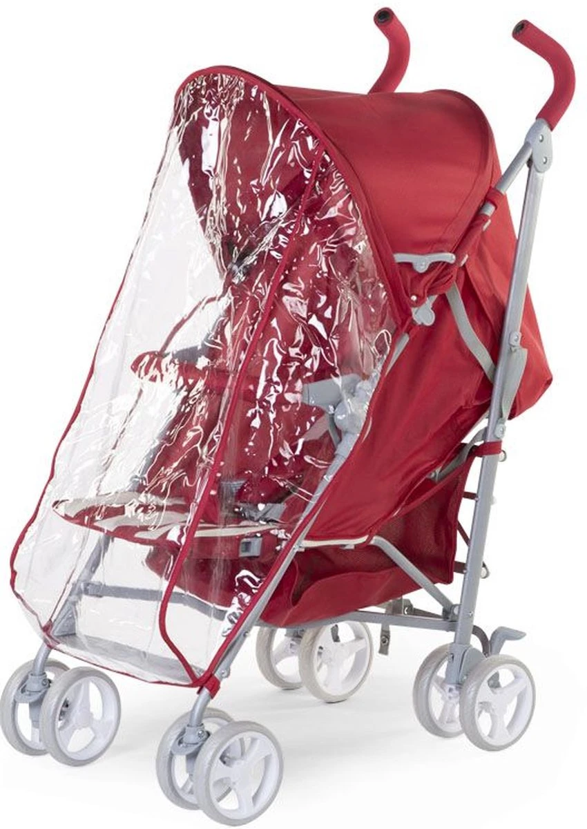 Buggy Childhome Retro Rood/Wit Streep 6 Buggy Childhome Retro Rood/Wit Streep - Afbeelding 4