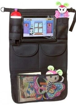 A3 Baby & Kids Autostoel Organizer Met Tablet Houder - Zwart -Babyproducten 865x1200