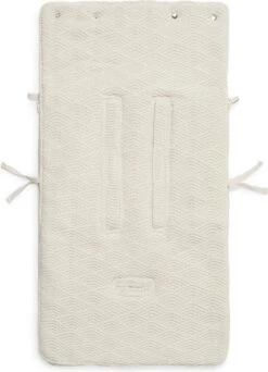 Jollein Voetenzak Voor Autostoel & Kinderwagen - River Knit - Cream White -Babyproducten 866x1200 2