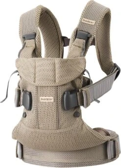 BabyBjörn Draagzak One Air - 3D Mesh - Grijs-beige -Babyproducten 867x1200 4