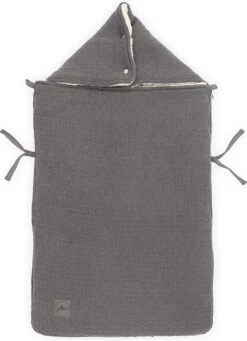 Jollein Voetenzak Voor Autostoel & Kinderwagen - Bliss Knit - Storm Grey -Babyproducten 868x1200 7