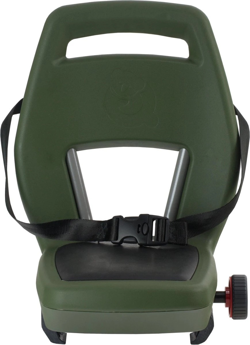 Qibbel 6+ Junior Fietsstoeltje Achter - Legergroen Met Zwart Kussentje 12 Qibbel 6+ Junior Fietsstoeltje Achter - Legergroen Met Zwart Kussentje - Afbeelding 10