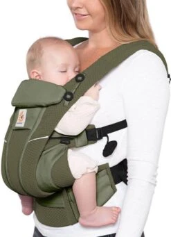 Ergobaby Baby Draagzak Omni Breeze Olive Green - Ergonomische Draagzak Vanaf Geboorte -Babyproducten 870x1200 10