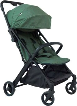 Babyproducten 22 Prénatal Compact Buggy – Kinderwagen Met Boodschappenmand En Zonneklep - Traploos Verstelbare Wandelwagen – Inklapbaar Met 1 Hand - Plooibuggy Groen