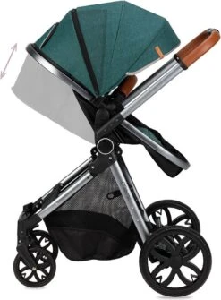 MoMi Kinderwagen - Compacte 2 In 1 Combiwagen - Limuru - Groen (geschikt Van 0-3 Jaar) -Babyproducten 884x1200 5