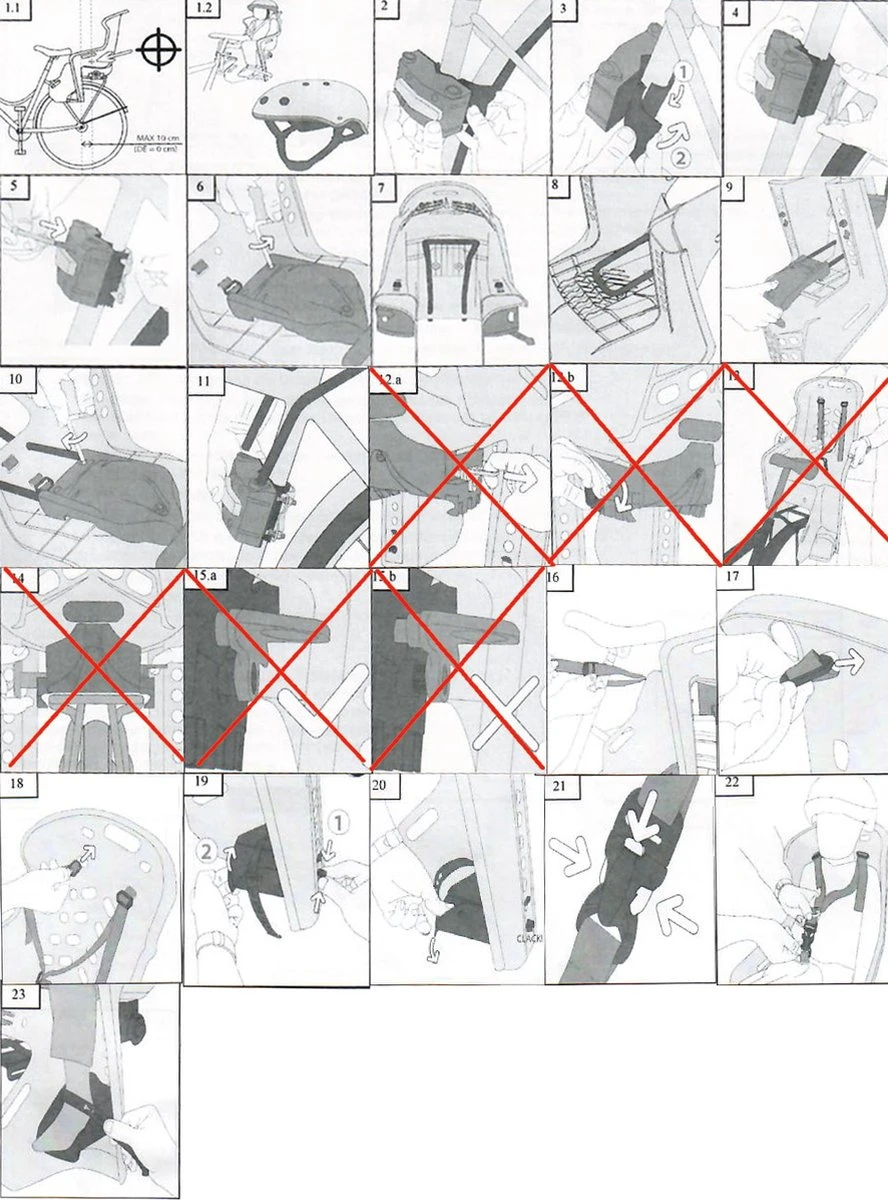 Brioso Fietsstoeltje Achter – Achterzitje Fiets – Kinderzitje Fiets - Zandgrijs/rood 9 Brioso Fietsstoeltje Achter – Achterzitje Fiets – Kinderzitje Fiets - Zandgrijs/rood - Afbeelding 7