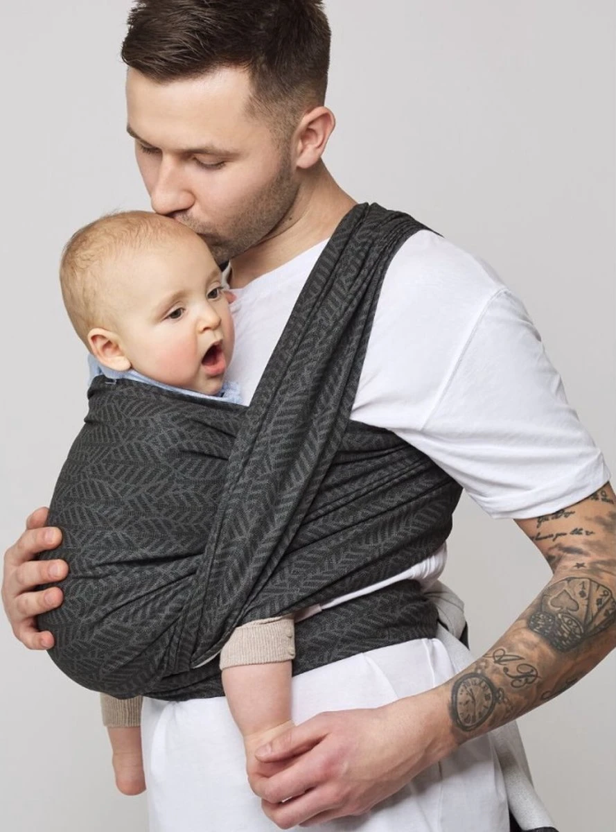 Zaffiro Be Close Beige Leaves Multifunctionele Draagdoek N17 7794 4 Zaffiro Be Close Beige Leaves Multifunctionele Draagdoek N17 7794 - Afbeelding 2