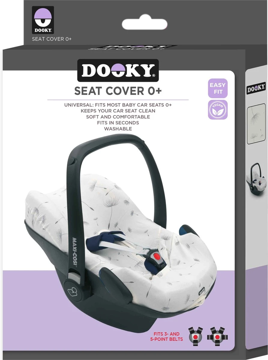 Dooky Seat Cover 0+ Autostoelhoes Dandelion 5 Dooky Seat Cover 0+ Autostoelhoes Dandelion - Afbeelding 3