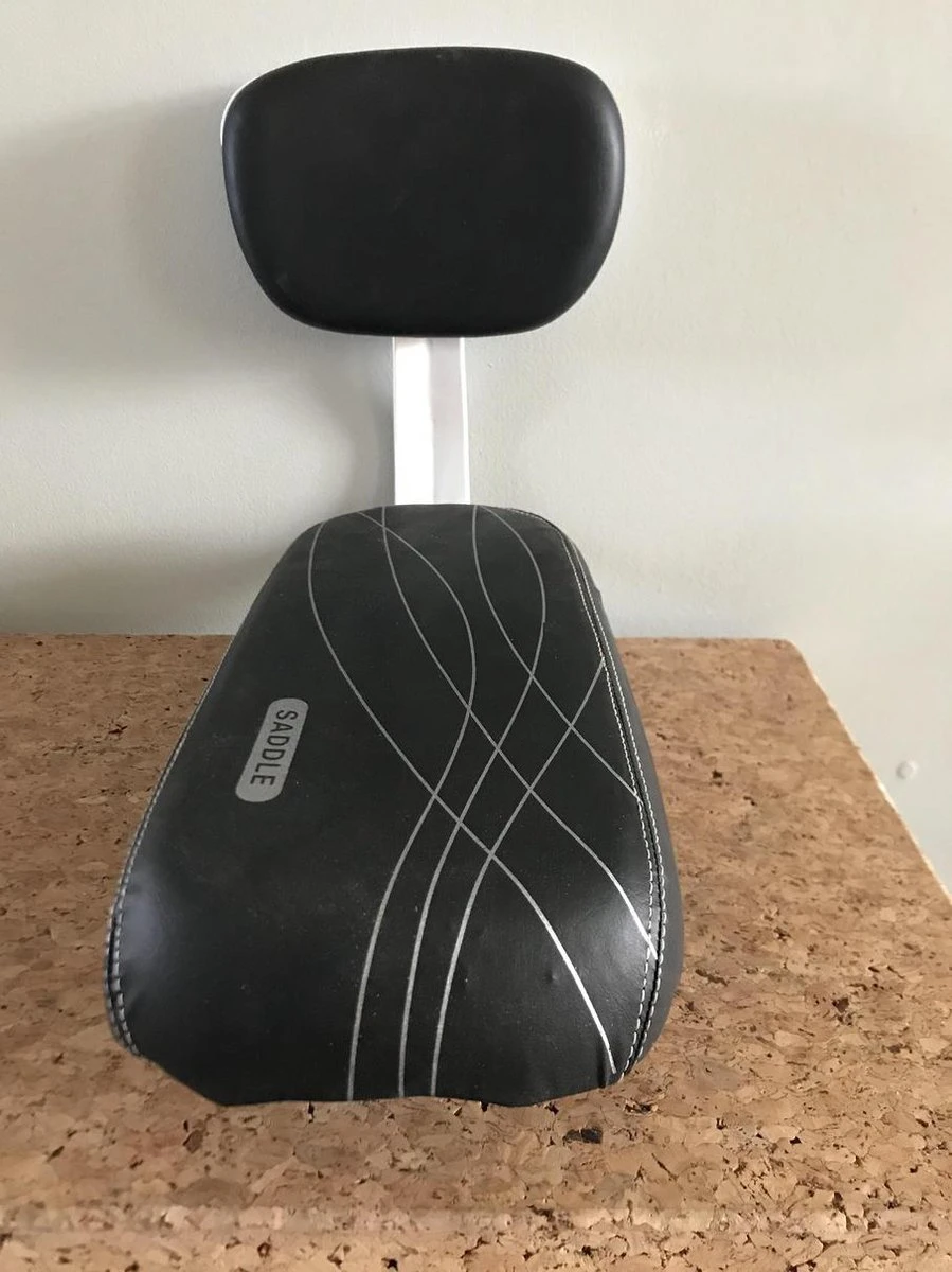 Fietsstoeltje Voor Op Bagagedrager - Zwart/Wit 4 Fietsstoeltje Voor Op Bagagedrager - Zwart/Wit - Afbeelding 2