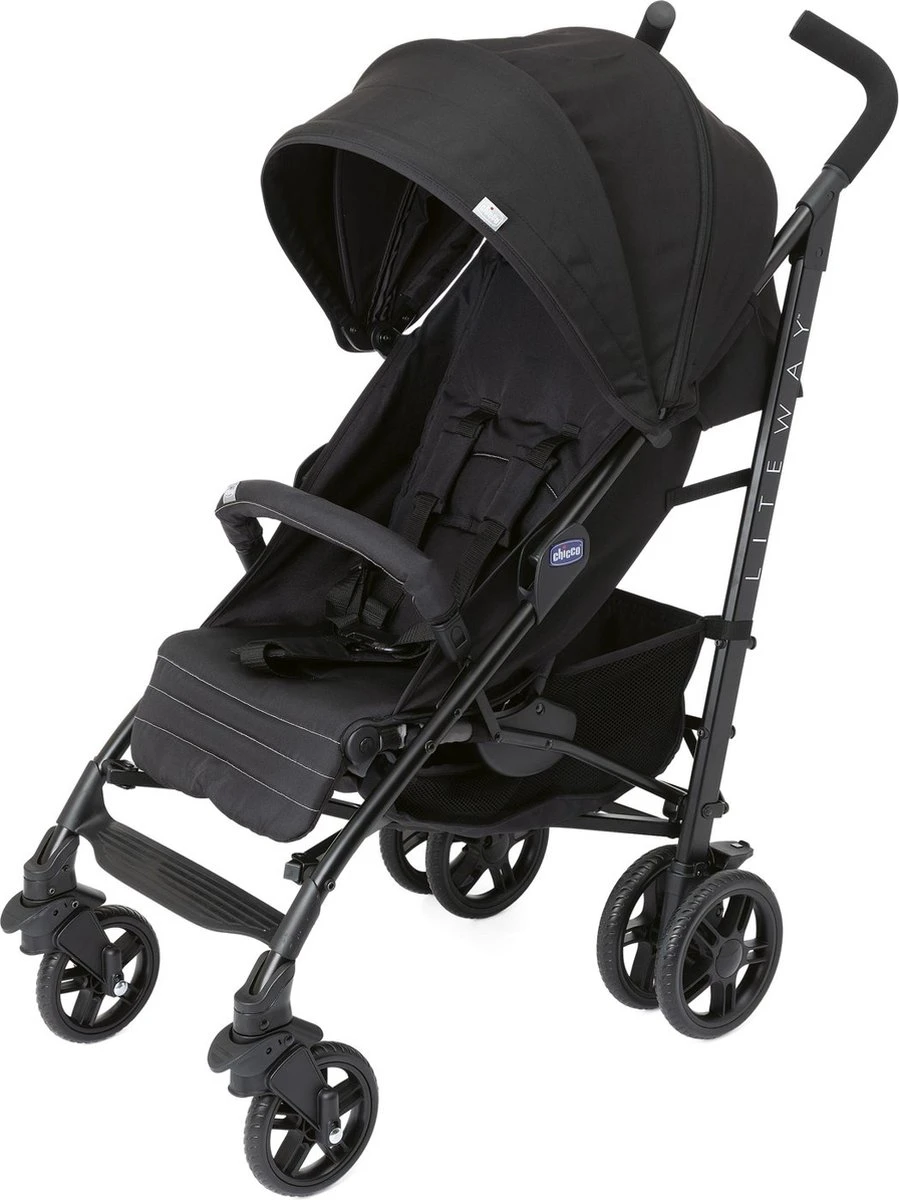 Chicco Liteway 4 Jet Black 5 Standen Buggy 4 Chicco Liteway 4 Jet Black 5 Standen Buggy - Afbeelding 2