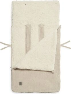 Jollein Voetenzak Voor Autostoel & Kinderwagen - Bliss Knit - Nougat -Babyproducten 902x1200 2