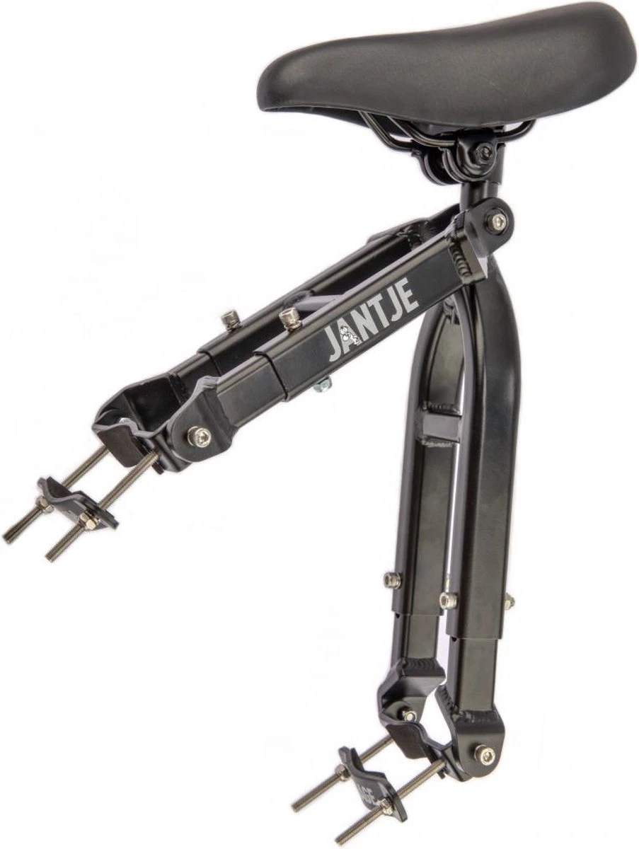 Zadel Op Buis Mirage Jantje Inclusief Voetsteunen Universeel - Zwart 3 Zadel Op Buis Mirage Jantje Inclusief Voetsteunen Universeel - Zwart