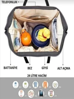 Luiertas Rugzak - Zwart - Inclusief Flessenwarmhouder - Kinderwagenhaken En Isoleervak 9 Luiertas Rugzak - Zwart - Inclusief Flessenwarmhouder - Kinderwagenhaken En Isoleervak -Babyproducten 904x1200 10