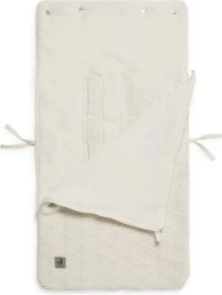 Jollein Voetenzak Voor Autostoel & Kinderwagen - River Knit - Cream White -Babyproducten 904x1200 11