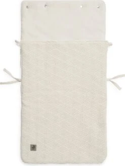 Jollein Voetenzak Voor Autostoel & Kinderwagen - River Knit - Cream White -Babyproducten 907x1200 8